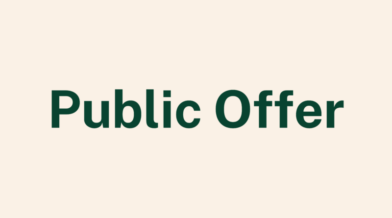 public offer