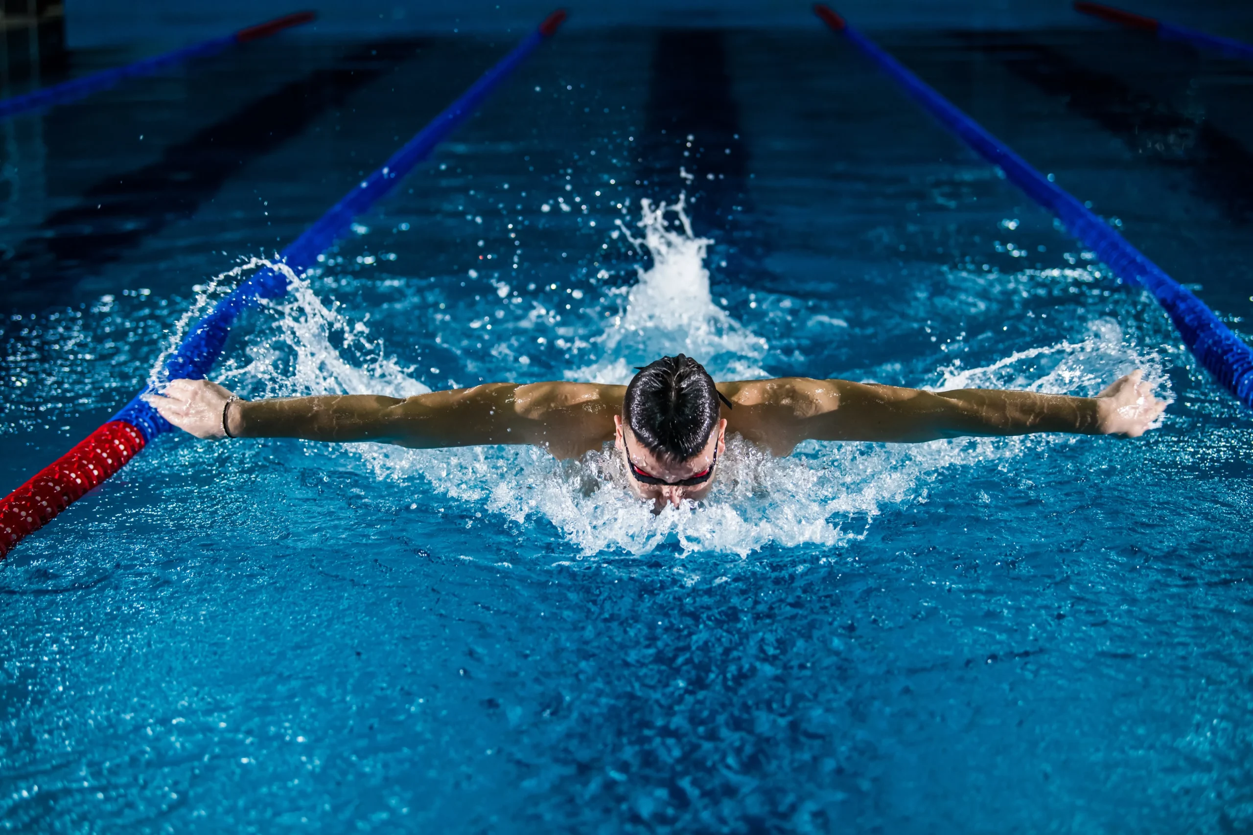 a boy enjoy Swimming for Fitness Exercises and Workouts 