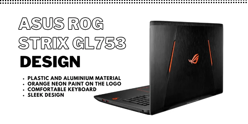 Asus ROG STRIX GL753 Design