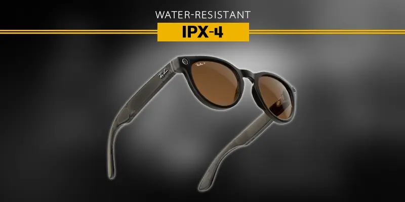 water-resistant Ray-Ban Meta Smart Glasses