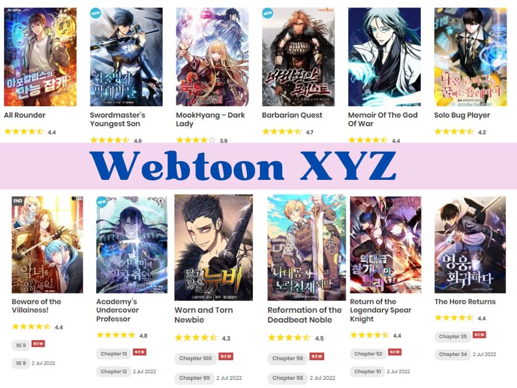 Webtoon XYZ Selection